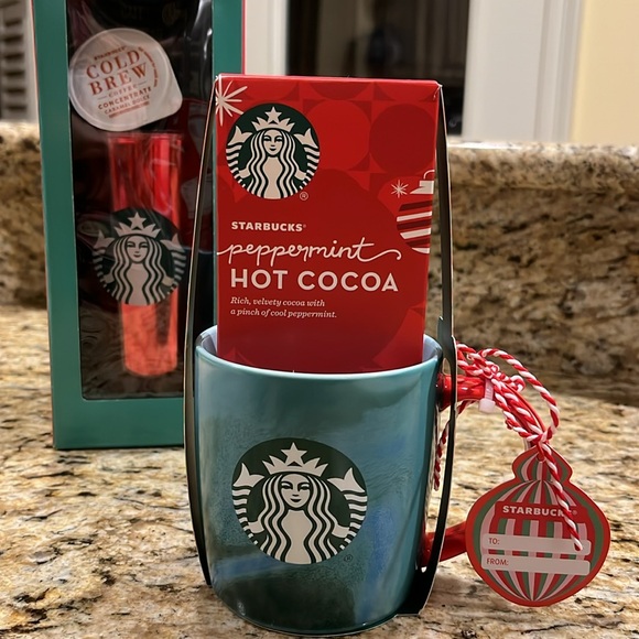 Starbucks Coffee Mug, Tumbler, Cold Brew, Shortbread Cookie Peppermint Cocoa Set - Picture 5 of 11
